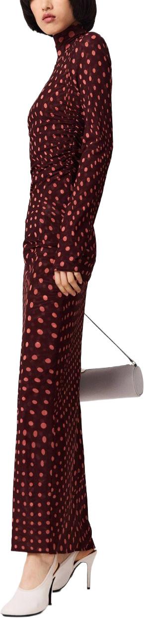 26FW 스텔라 맥카트니 롱 원피스 15848107376926 MAROON - STELLA MCCARTNEY