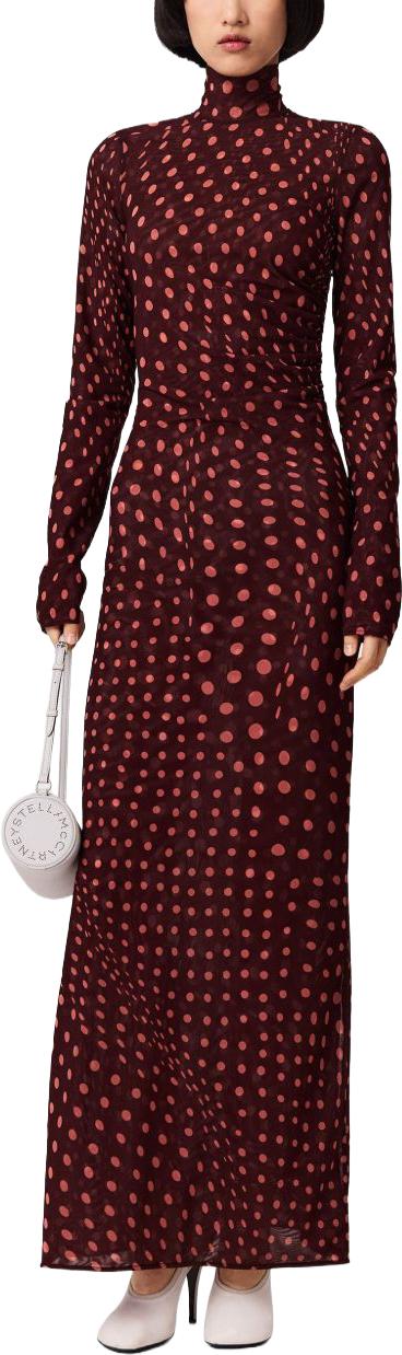 26FW 스텔라 맥카트니 롱 원피스 15848107376926 MAROON - STELLA MCCARTNEY