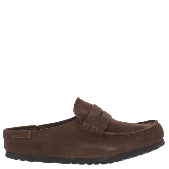 26FW 버켄스탁 네이플스 랩드 스웨이드 뮬 1031701CARAFE Brown