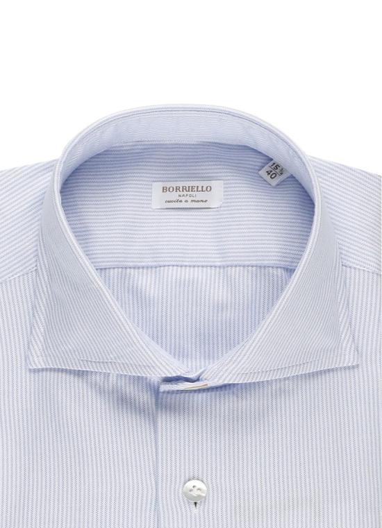 26SS 보리엘로 셔츠 21014 1MARECHIARO Blue - BORRIELLO