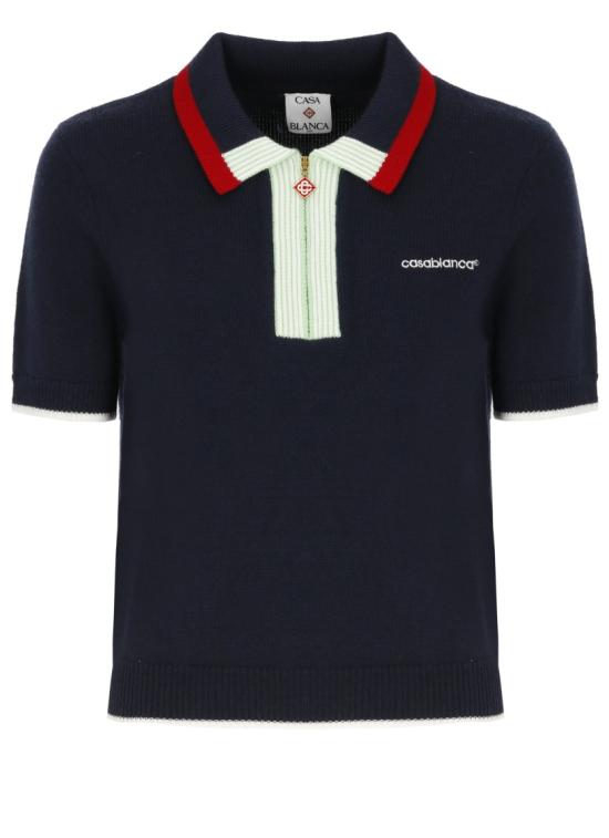 26FW 카사블랑카 탑 WPF26KW85601MERINO Blue