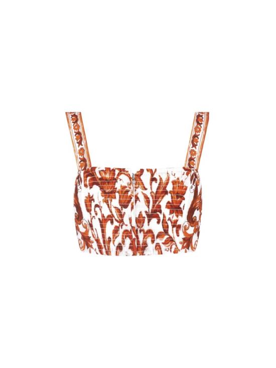 26FW 돌체앤가바나 탑 F7BW6T GDDRLS9000 Orange - DOLCE & GABBANA