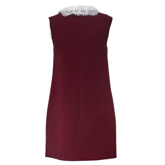 26FW 셀프 포트레이트 원피스 PF26001SB Burgundy - SELF PORTRAIT