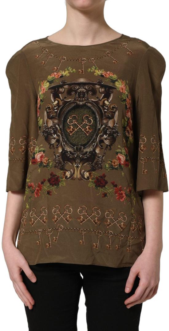 26FW 돌체앤가바나 탑 10119393313054 BROWN - DOLCE & GABBANA