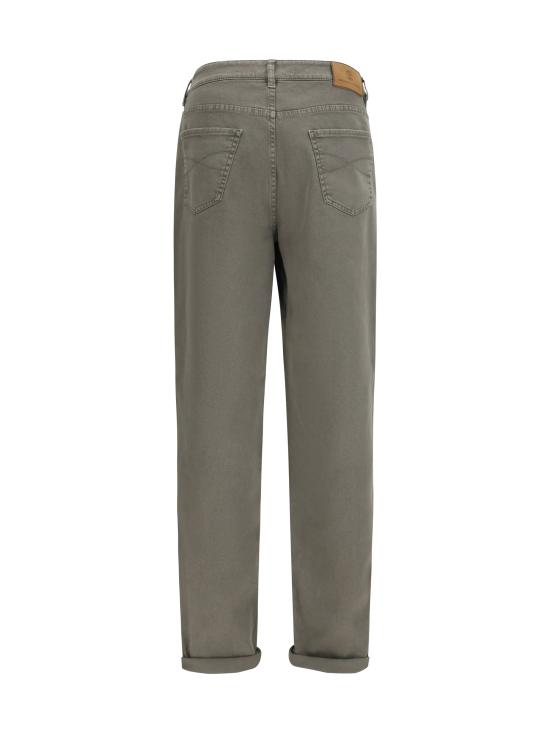 26FW 브루넬로 쿠치넬리 라이트웨이트 데님 팬츠 M277PD3210 C7515 ARMY WASHED - BRUNELLO CUCINELLI