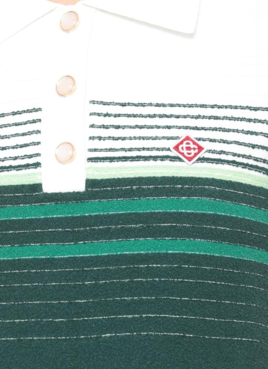 26FW 카사블랑카 탑 WPF26KW139501COTTON BLEND Green - CASABLANCA