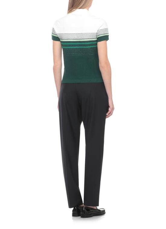 26FW 카사블랑카 탑 WPF26KW139501COTTON BLEND Green - CASABLANCA