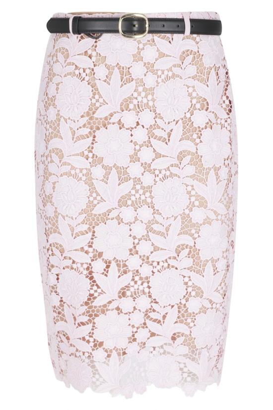 26SS 셀프 포트레이트 미디 스커트 SS26 182MSK 098 Pink