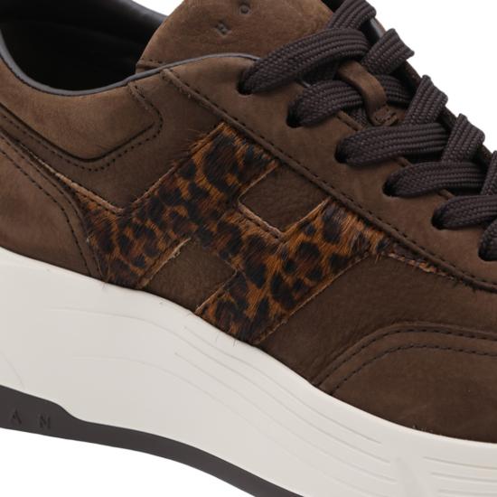 26FW 호간 스니커즈 HXW6690FR30VH80R1D Brown - HOGAN