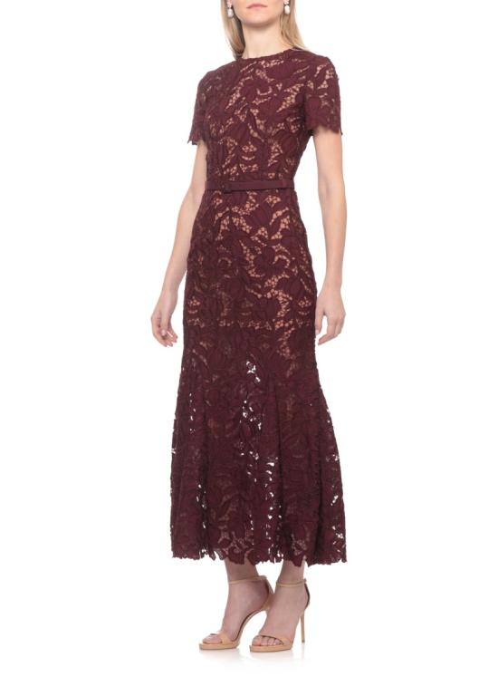 26FW 셀프 포트레이트 원피스 PF26107MBUBURGUNDY LACE MIDIBURGUNDY - SELF PORTRAIT