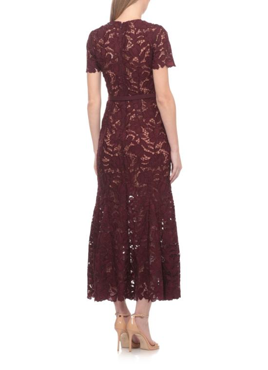 26FW 셀프 포트레이트 원피스 PF26107MBUBURGUNDY LACE MIDIBURGUNDY - SELF PORTRAIT