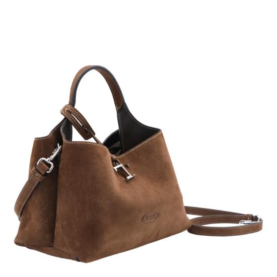 26FW 토즈 마이크로 토트백 XBWAPAEL000XBL246F Brown - TODS