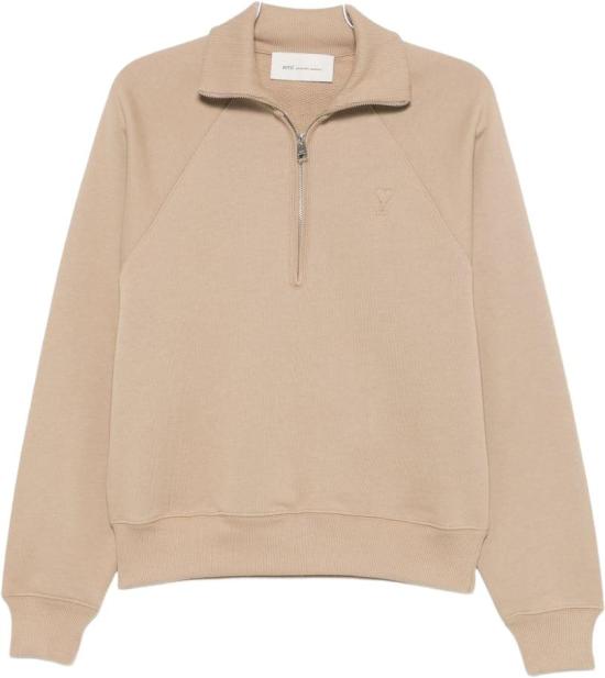 26FW 아미 긴팔 티셔츠 USW798 747A184 BEIGE