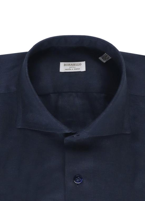 26SS 보리엘로 셔츠 22019 NAVY BLUMARECHIARO Blue - BORRIELLO