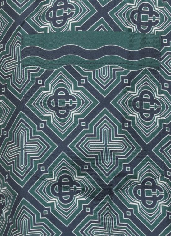 26FW 카사블랑카 셔츠 MPF26SH00308SILK TWILL Green - CASABLANCA
