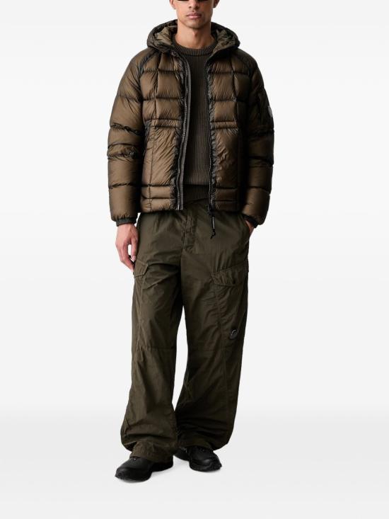  씨피 컴퍼니 D.D. 쉘 후드 다운 퍼퍼 자켓 21CMOW702A110416A GREEN - C.P. COMPANY
