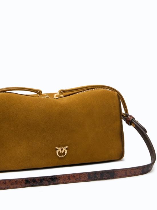 26FW 핑코 숄더백 106967 A3DB Brown - PINKO