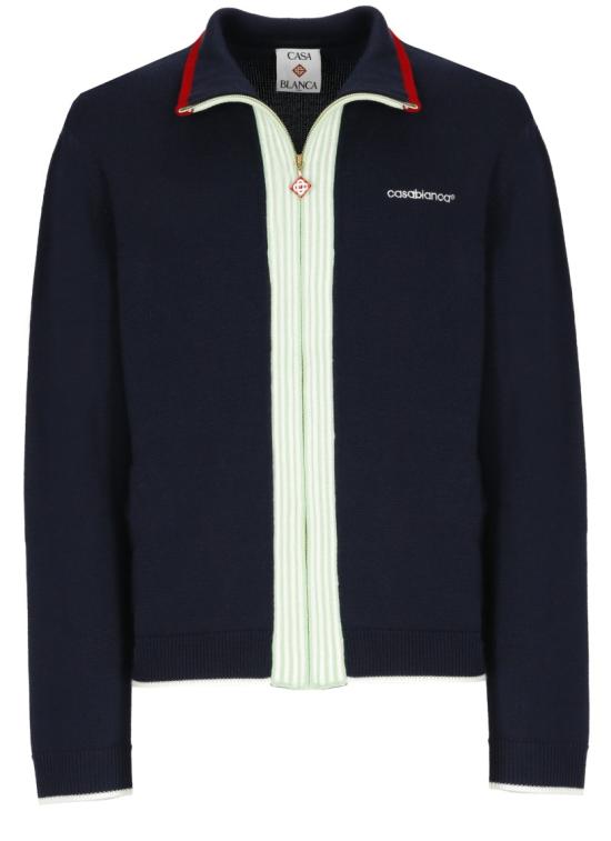 26FW 카사블랑카 자켓 MPF26KW84501MERINO Blue