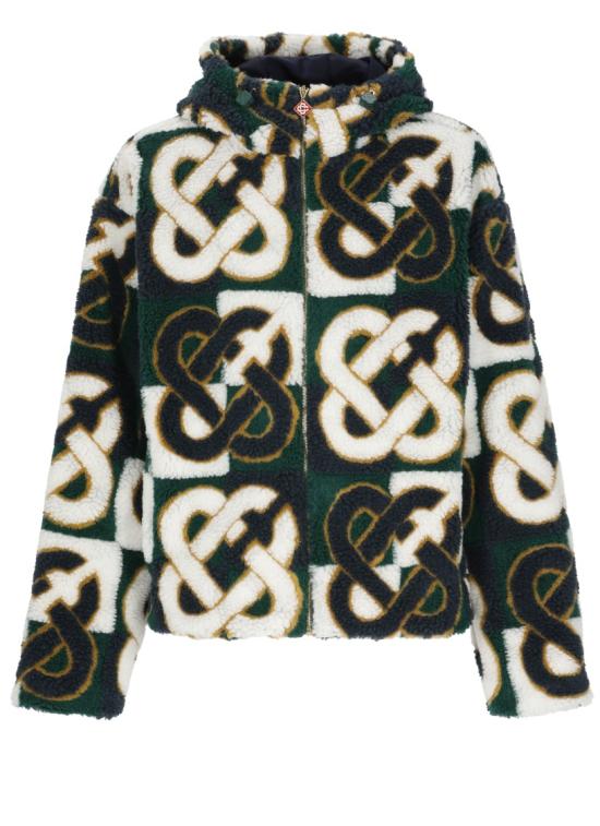 26FW 카사블랑카 자켓 MPF26JK49801FLEECE Green