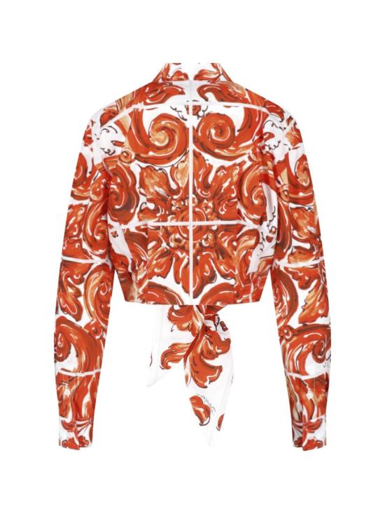 26FW 돌체앤가바나 탑 F5S65T GDDRDS9000 Orange - DOLCE & GABBANA
