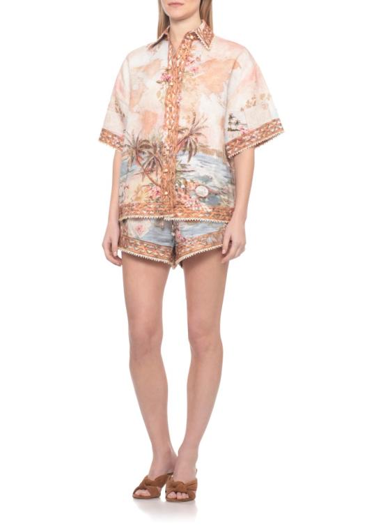 26FW 짐머만 숏팬츠 8143ASS263ISMB Multicolor - ZIMMERMANN
