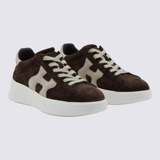 26FW 호간 스니커즈 HXW5620DN61FM60UUM Brown - HOGAN