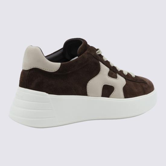 26FW 호간 스니커즈 HXW5620DN61FM60UUM Brown - HOGAN