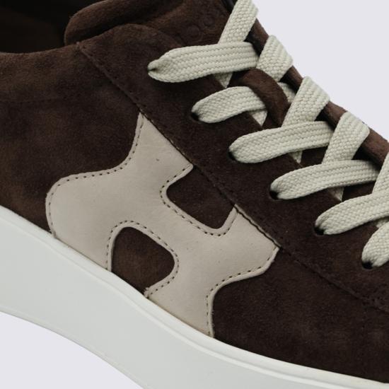 26FW 호간 스니커즈 HXW5620DN61FM60UUM Brown - HOGAN