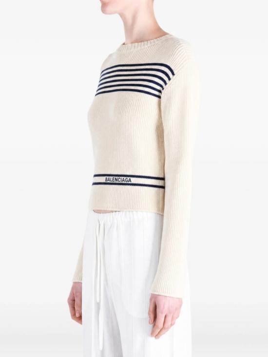 26FW 발렌시아가 니트웨어 876806 T3461 Neutrals - BALENCIAGA