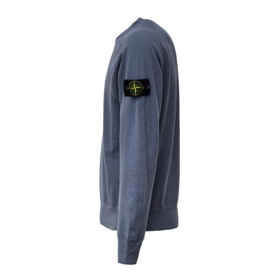 26FW 스톤 아일랜드 니트웨어 L2S155100007 S00A1 Blue - STONE ISLAND
