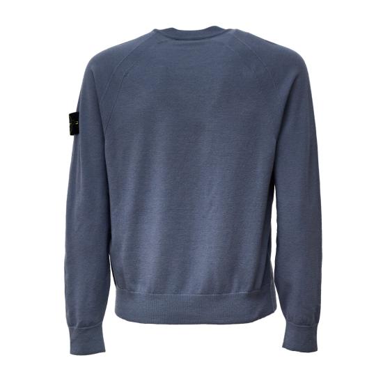 26FW 스톤 아일랜드 니트웨어 L2S155100007 S00A1 Blue - STONE ISLAND