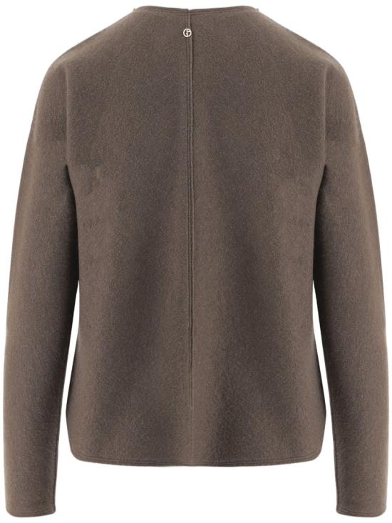 26FW 조르지오 아르마니 니트웨어 GW004240AF17758U6063 Brown - GIORGIO ARMANI