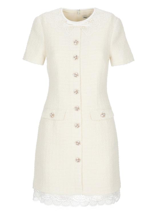 26FW 셀프 포트레이트 원피스 PF26002SBCCREAM BOUCLE LACECREAM Neutrals