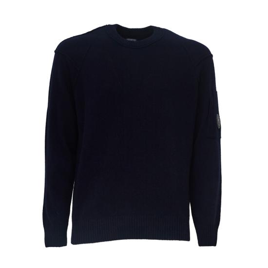 26FW 씨피 컴퍼니 램스울 GRS 크루넥 렌즈 스웨터 RFCMKN707A110149A Blue