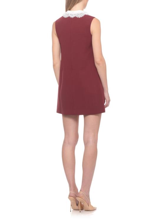 26FW 셀프 포트레이트 원피스 PF26001SBBUBURGUNDY CREPE LACEBURGUNDY - SELF PORTRAIT