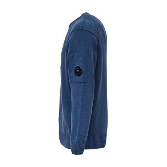 26FW 씨피 컴퍼니 니트웨어 21CMKN707A110149A Blue - C.P. COMPANY