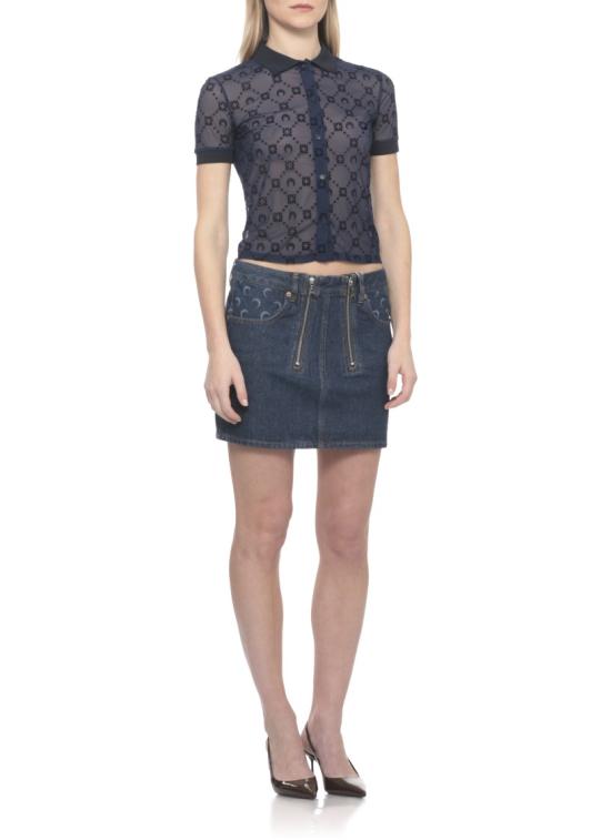 26SS 마린세르 탑 WSI037ACJER0005BL90 Blue - MARINE SERRE
