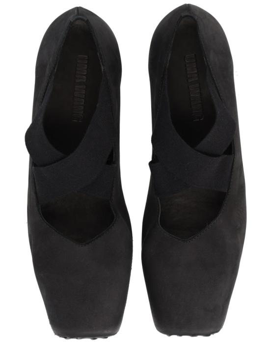 26FW 우마 왕 플랫 슈즈 US9001 UW900 BLACK - UMA WANG