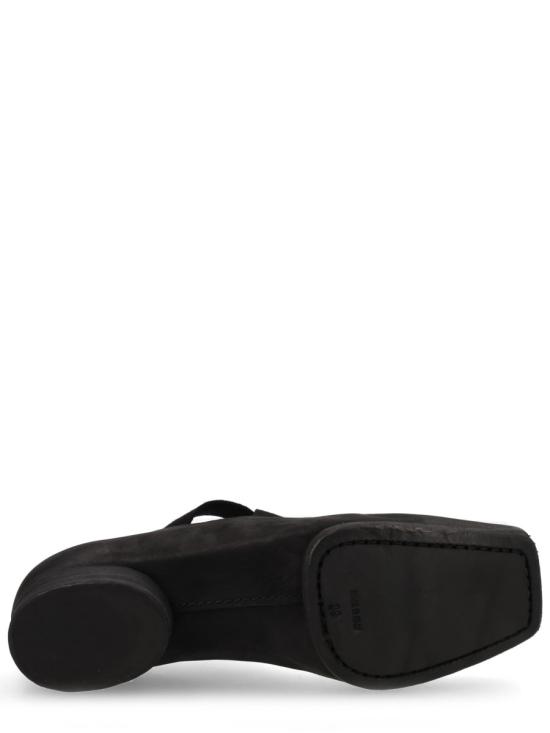 26FW 우마 왕 플랫 슈즈 US9001 UW900 BLACK - UMA WANG