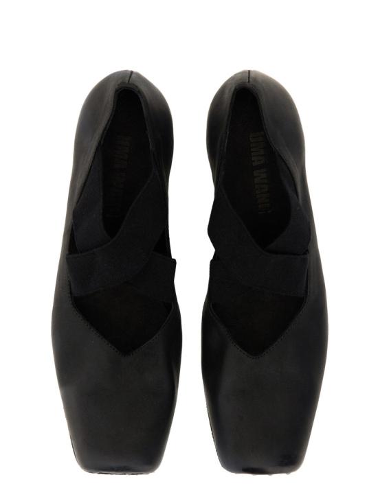 26FW 우마 왕 플랫 슈즈 US9001 UW900 BLACK - UMA WANG