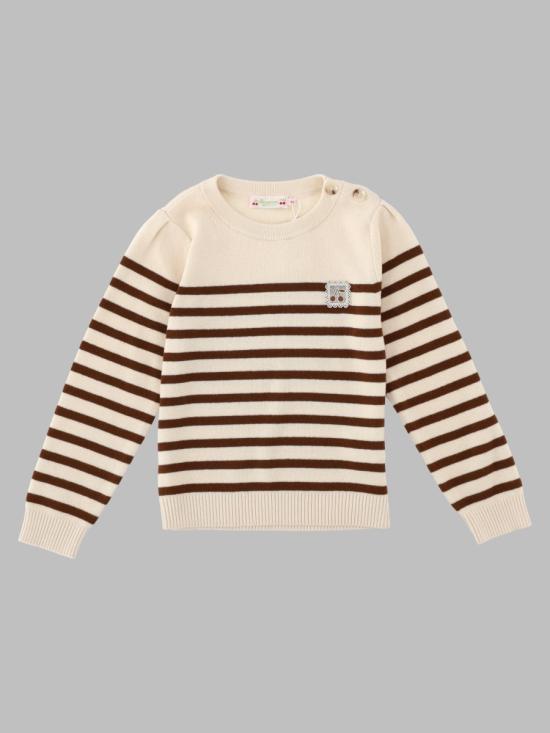 26FW [키즈] 봉쁘앙 풀오버 W06GJUK00007K 203A BEIGE