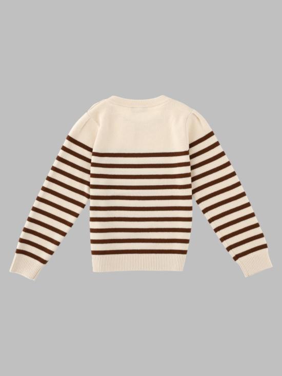 26FW [키즈] 봉쁘앙 풀오버 W06GJUK00007K 203A BEIGE - BONPOINT