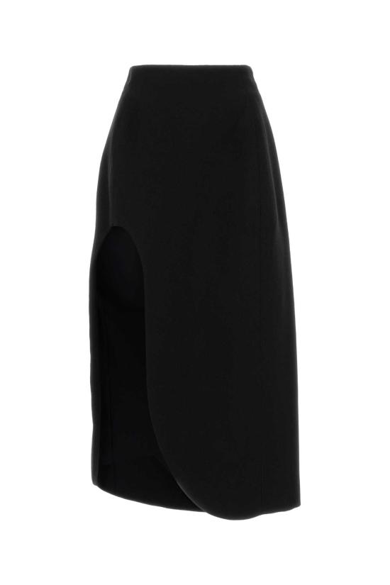 26FW 질샌더 스커트 J03MA0316J40408 001 Black