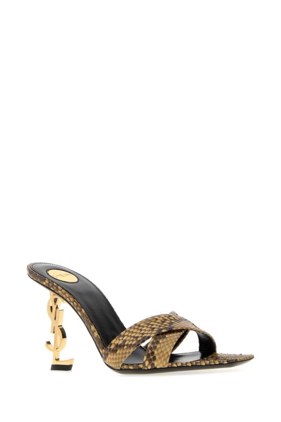 26FW 생로랑 뮬/슬리퍼 867791LAAO1 7090 Animal Print - SAINT LAURENT