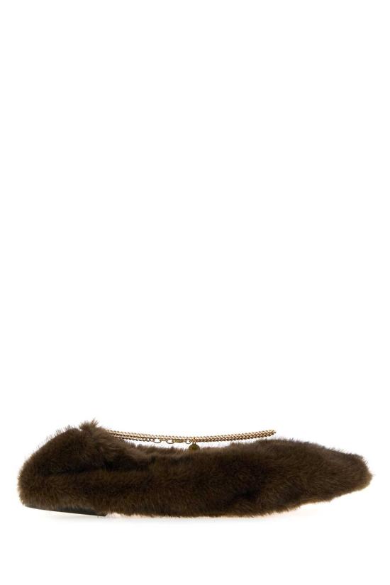26FW 스텔라 맥카트니 플랫 슈즈 810659E00341 2007 Brown