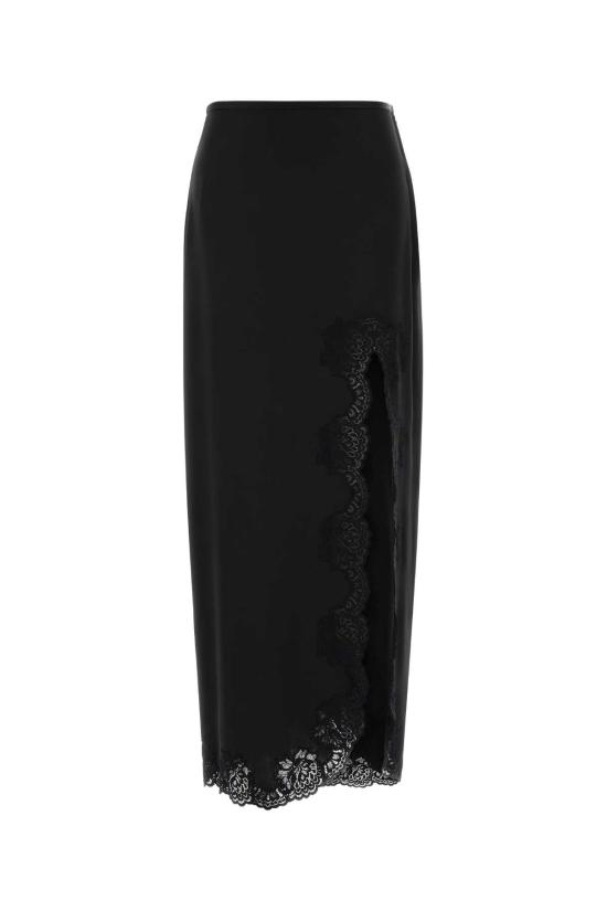 26FW 발렌티노 가라바니 스커트 9B0RAFQ08M6 0NO Black