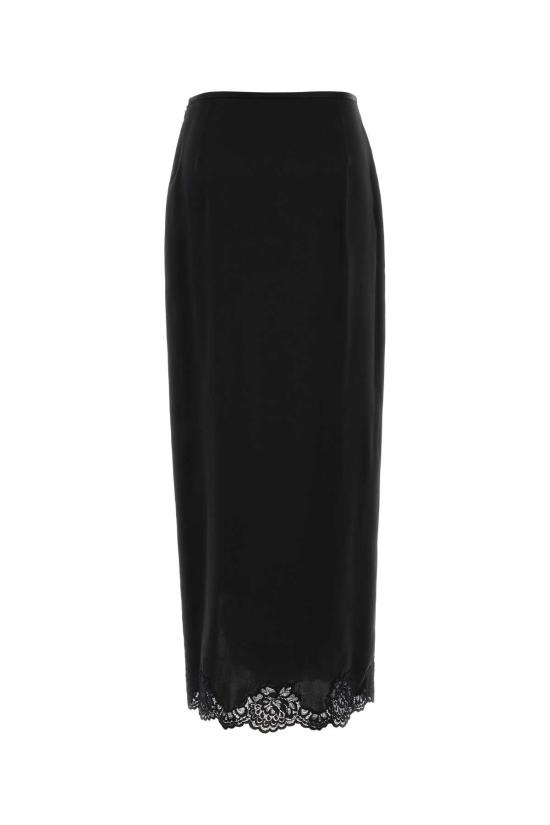 26FW 발렌티노 가라바니 스커트 9B0RAFQ08M6 0NO Black - VALENTINO GARAVANI