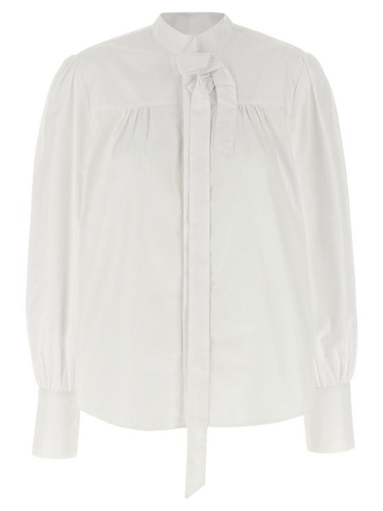 25FW 프라다 블라우스 PR315355BM WHITE