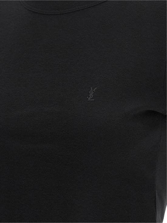 26FW 생로랑 폴로 티셔츠 SA341030BM BLACK - SAINT LAURENT