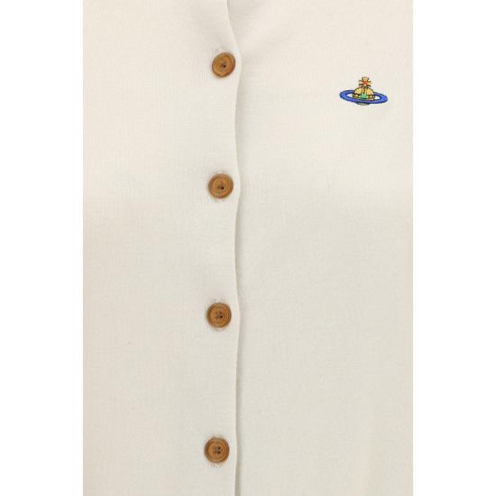 26FW 비비안웨스트우드 가디건 VI1803002PY001VA405BB WHITE - VIVIENNE WESTWOOD